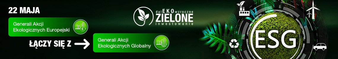 Ogłoszenie o zamiarze połączenia subfunduszu Generali Akcji Ekologicznych Europejski z subfunduszem Generali Akcji Ekologicznych Globalny